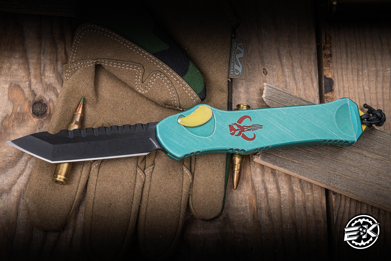 Preowned-Heretic Knives Hydra Bounty Hunter OTF Automatic Knife