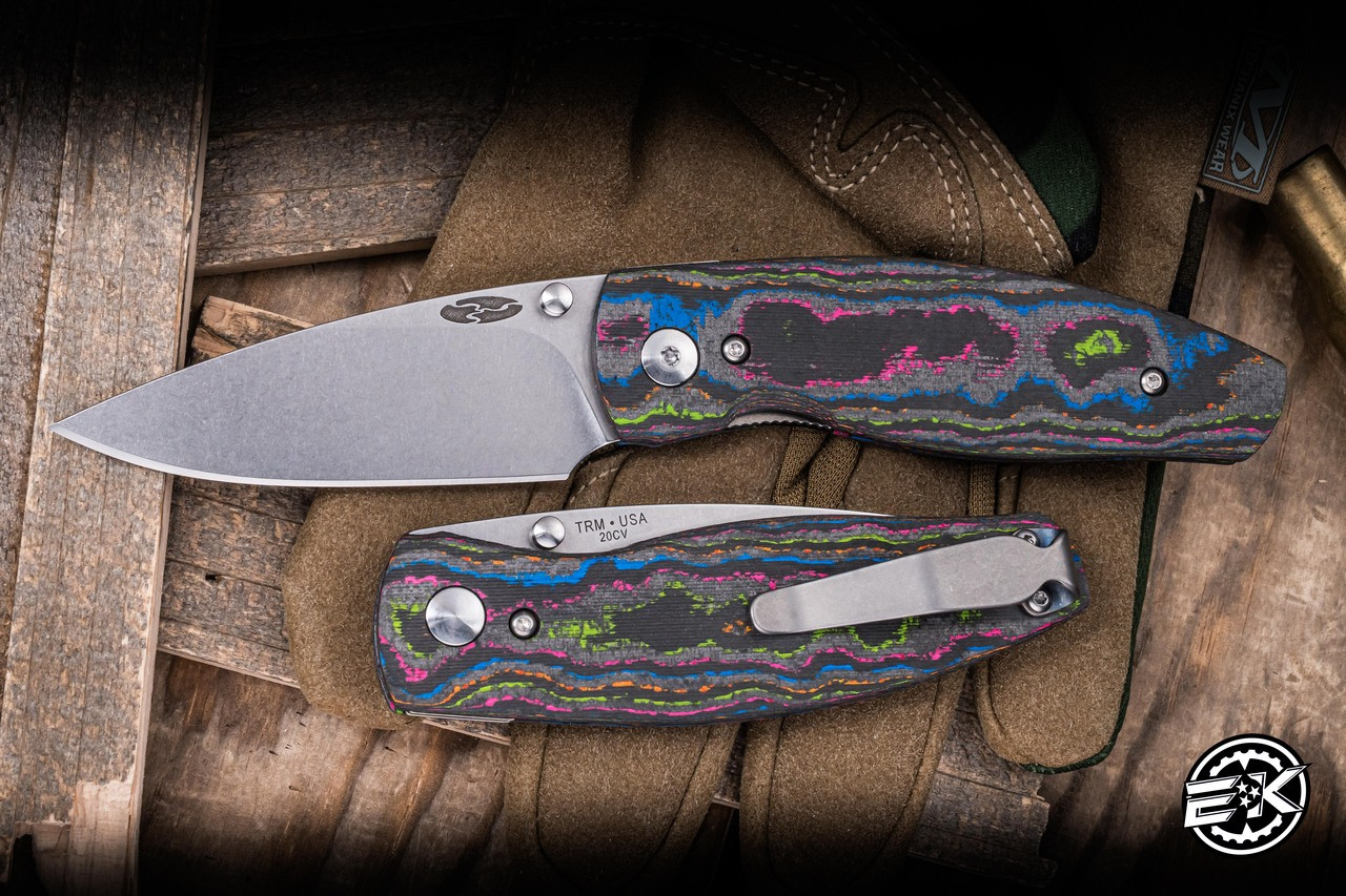 Three Rivers Manufacturing NEUTRON 2 Folding Knife 80'S Camo