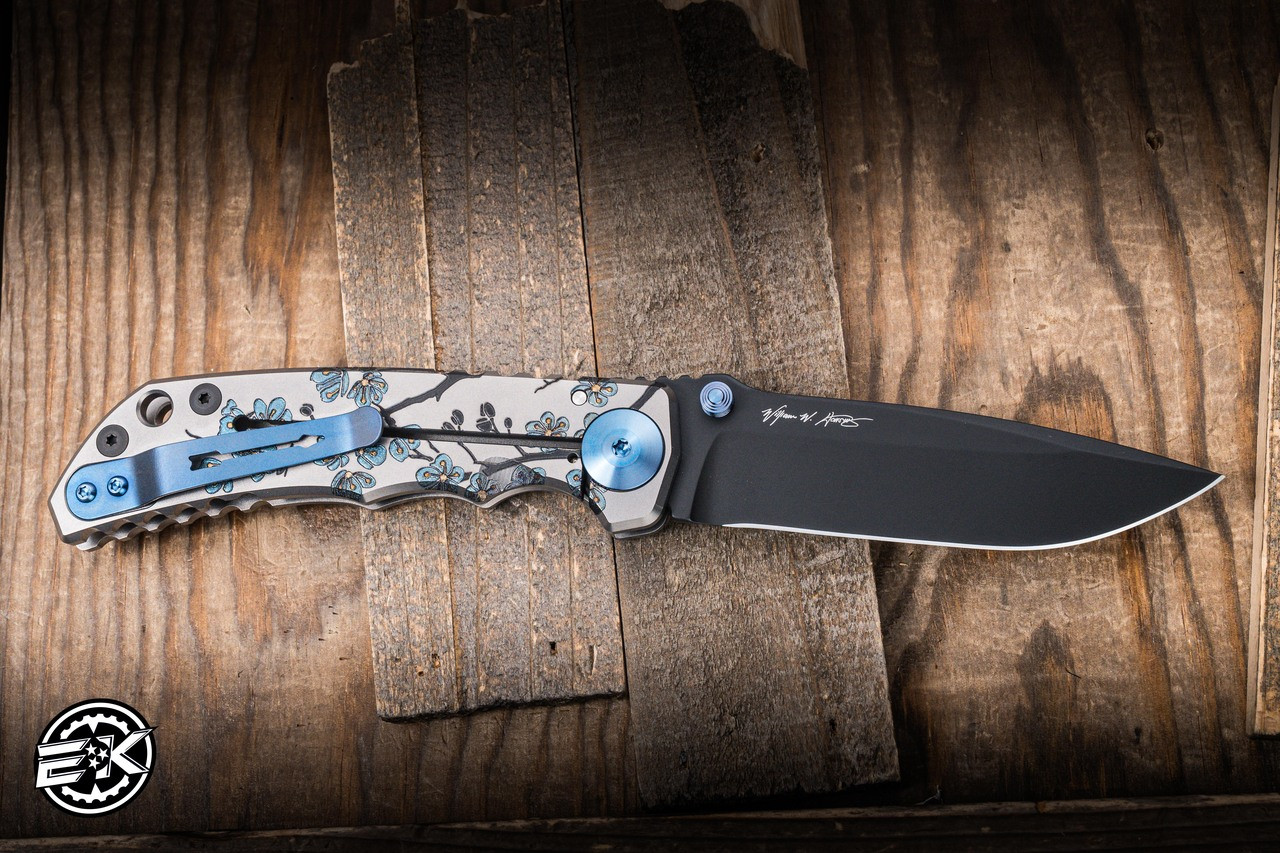 Spartan Blades SF5 SHF Harsey Custom Midnight Bloom Titanium 4