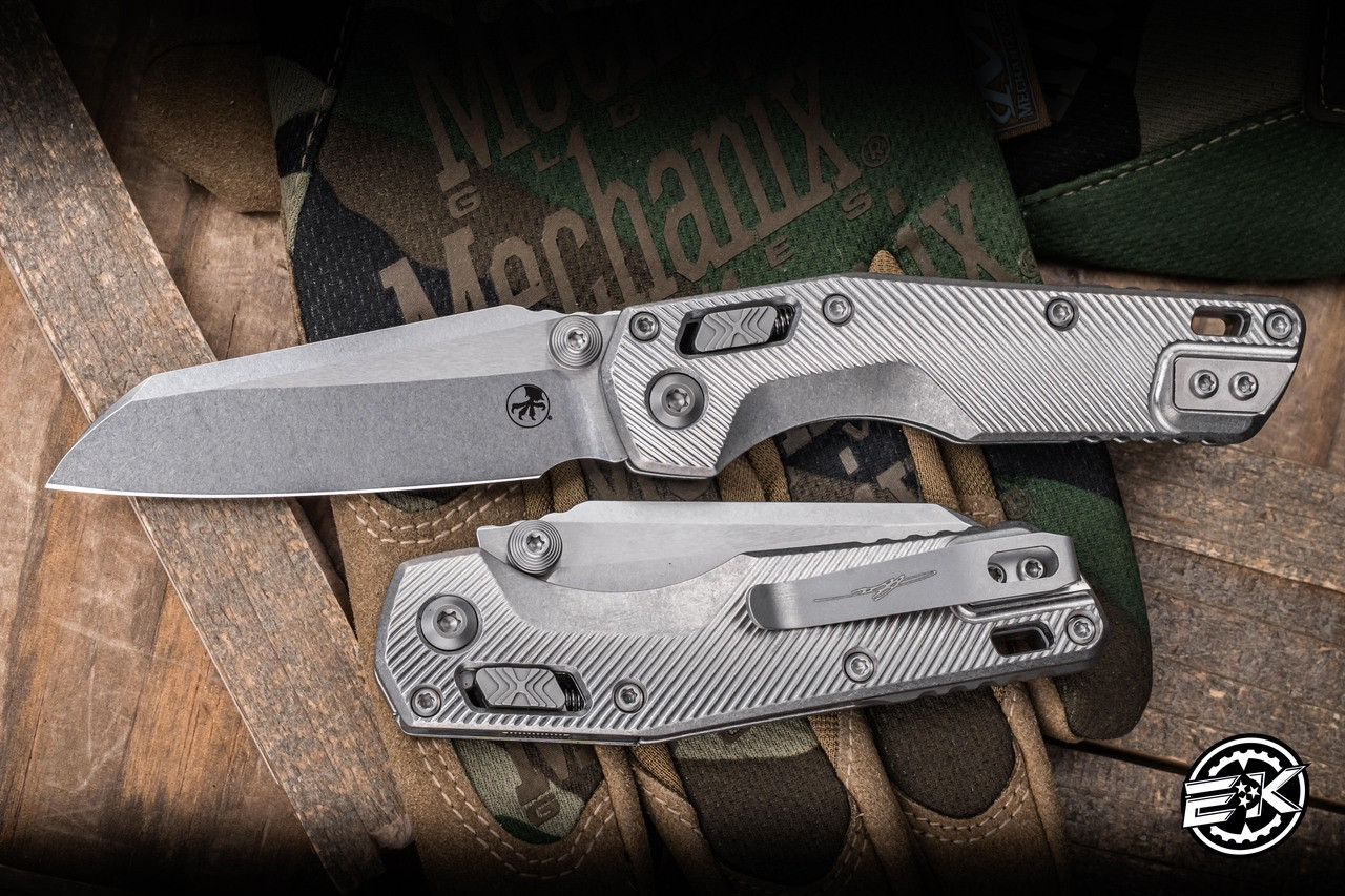 Microtech Marfione Select MSI Mini Ram-Lok Fluted Titanium 3.15
