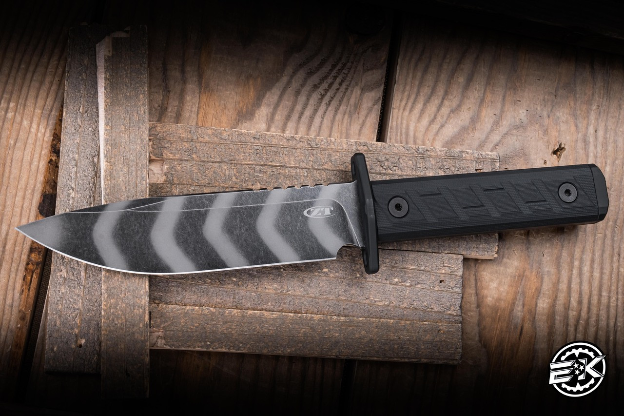 Zero Tolerance Fixed Blade Knife Black G10 6
