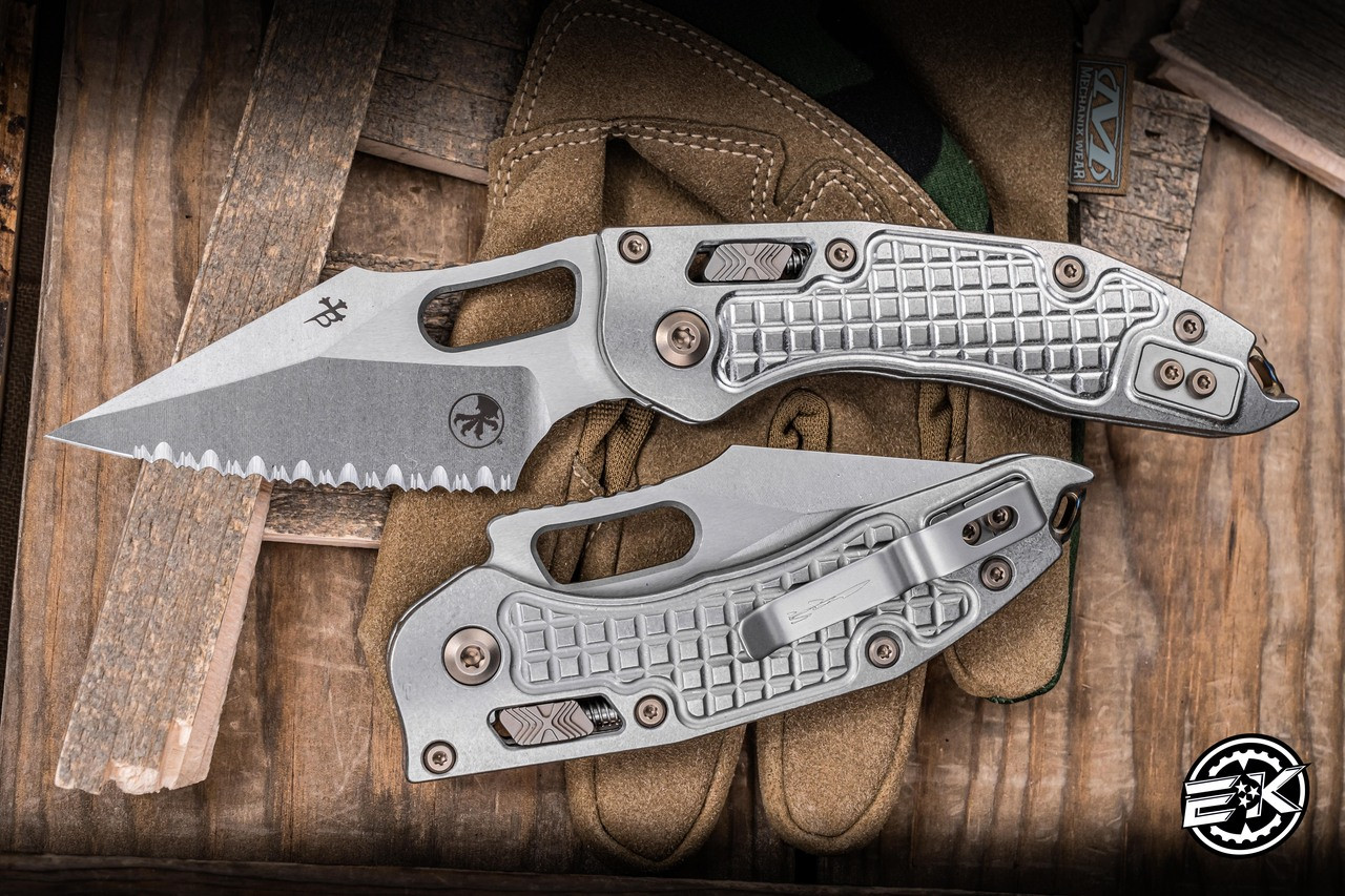 【Mictlantecuhtli】ミクトランテクートリ　ブローチ Microtech Marfione Select Stitch Ram-Lok Manual Frag Titanium