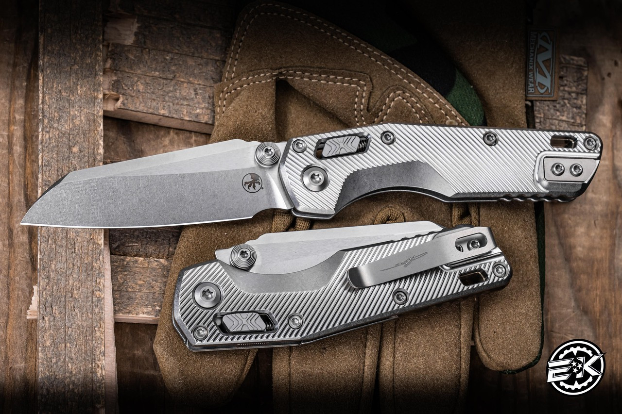 Microtech Marfione Select MSI Mini Ram-Lok Fluted Titanium w