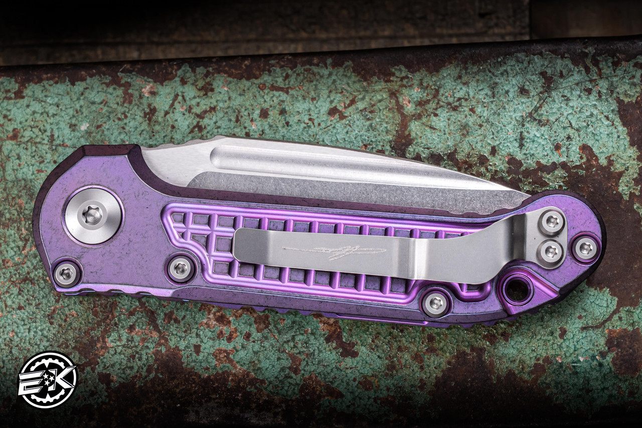 Microtech Marfione Select LUDT Gen III Automatic Purple Haze