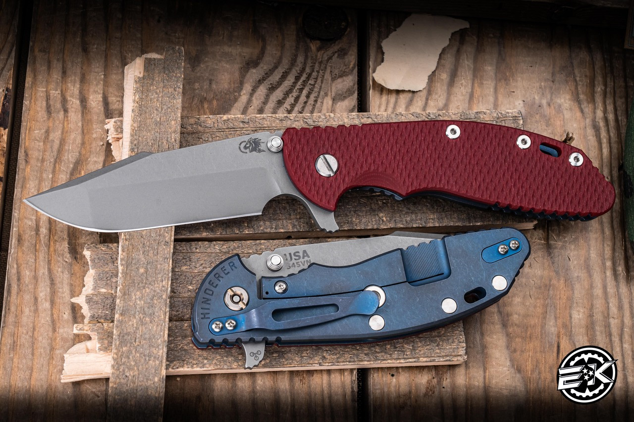 Hinderer XM-24 Tri-Way Red G10 4