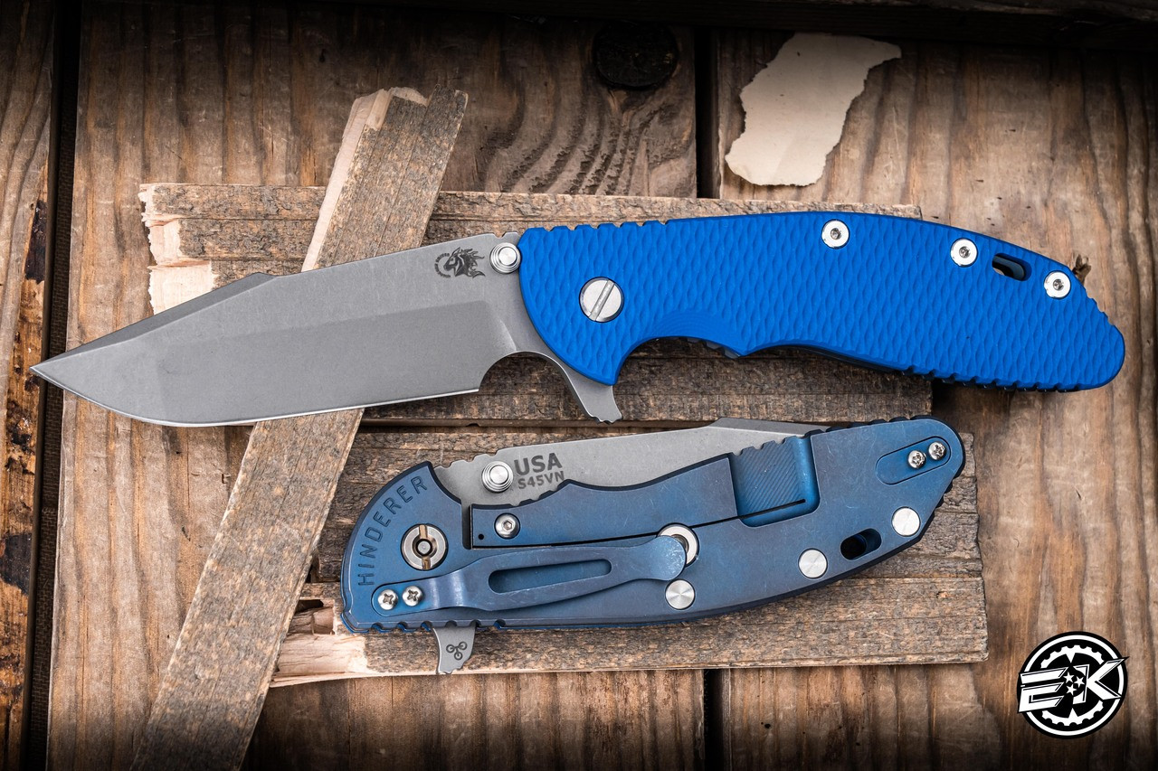 Hinderer XM-24 Tri-Way Blue G10 Battle Blue 4