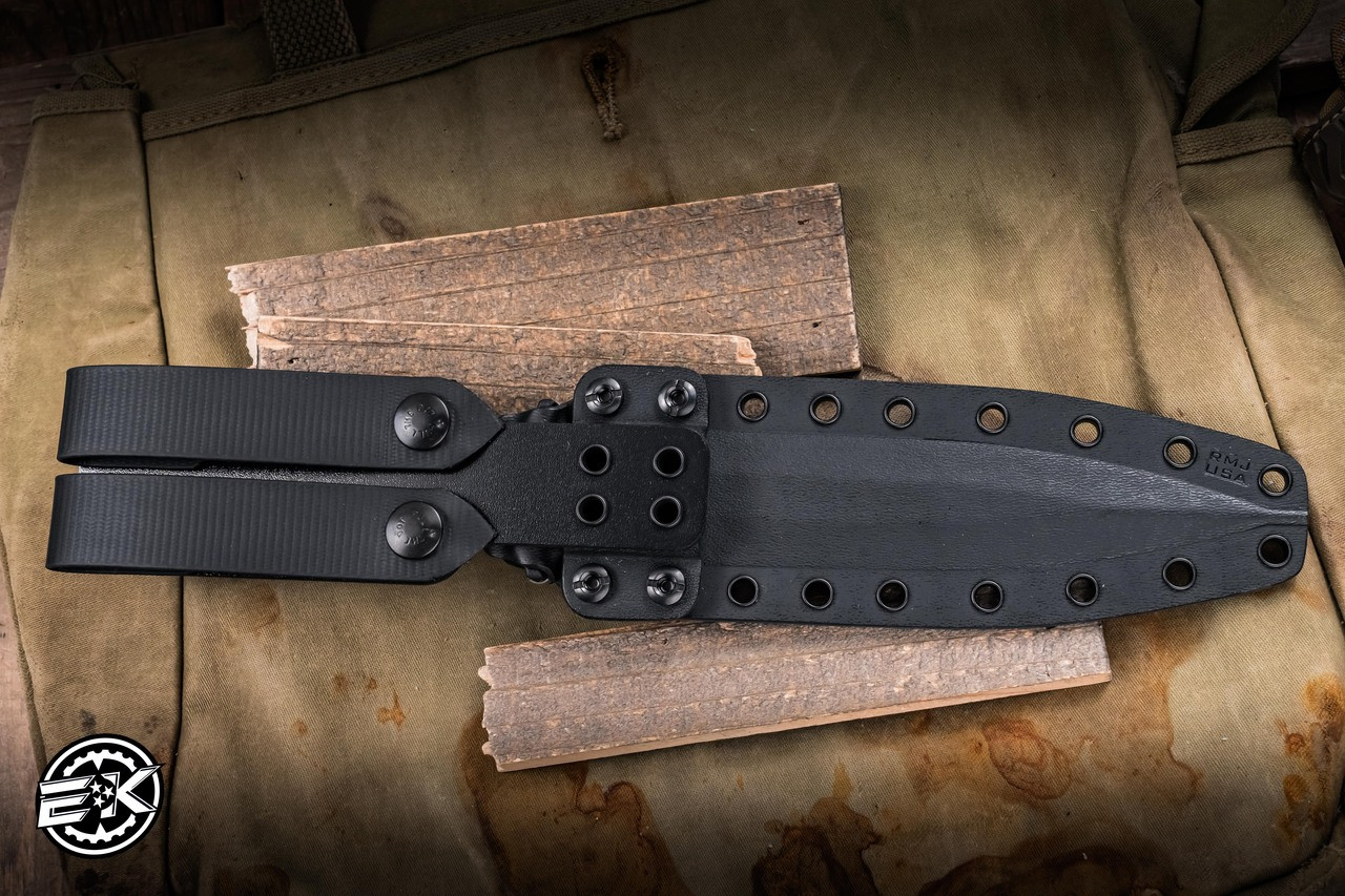 RMJ Tactical Kilroy Fixed Blade Knife Black G10 7
