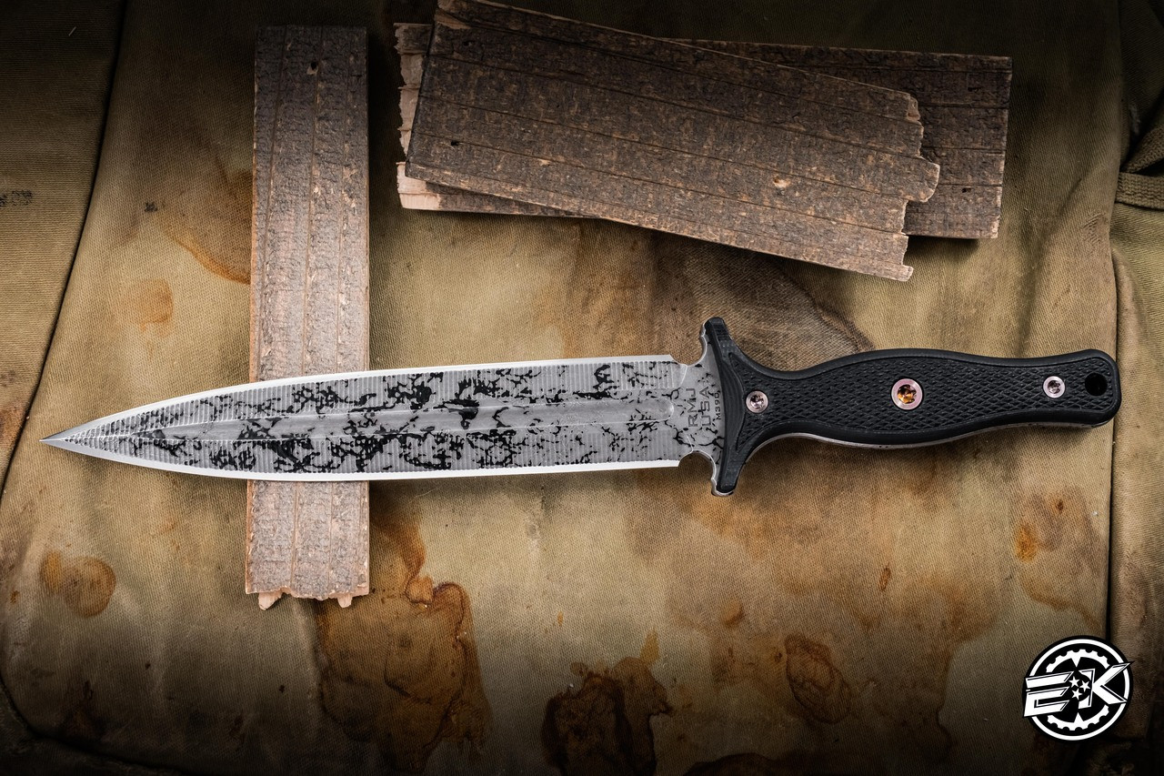 小物 Roy RMJ Tactical Kilroy Fixed Blade Knife Black G10 7