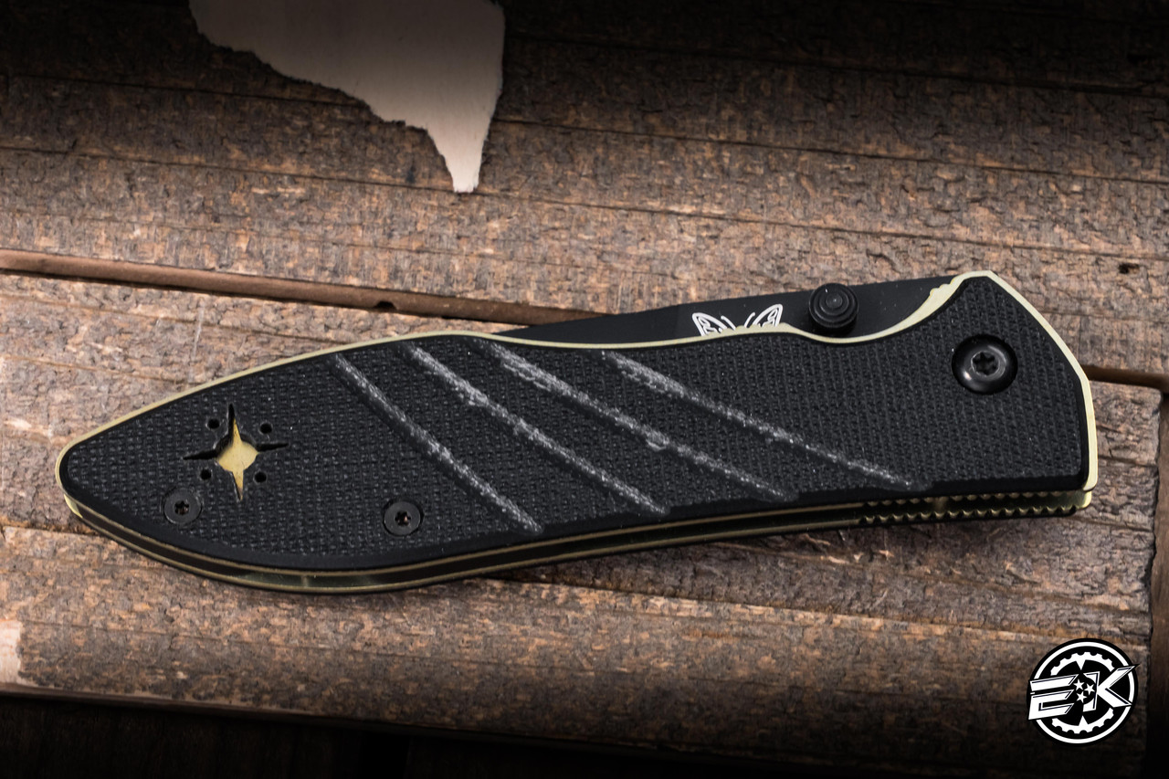 Preowned-First Production Benchmade Darkstar G10 3.75
