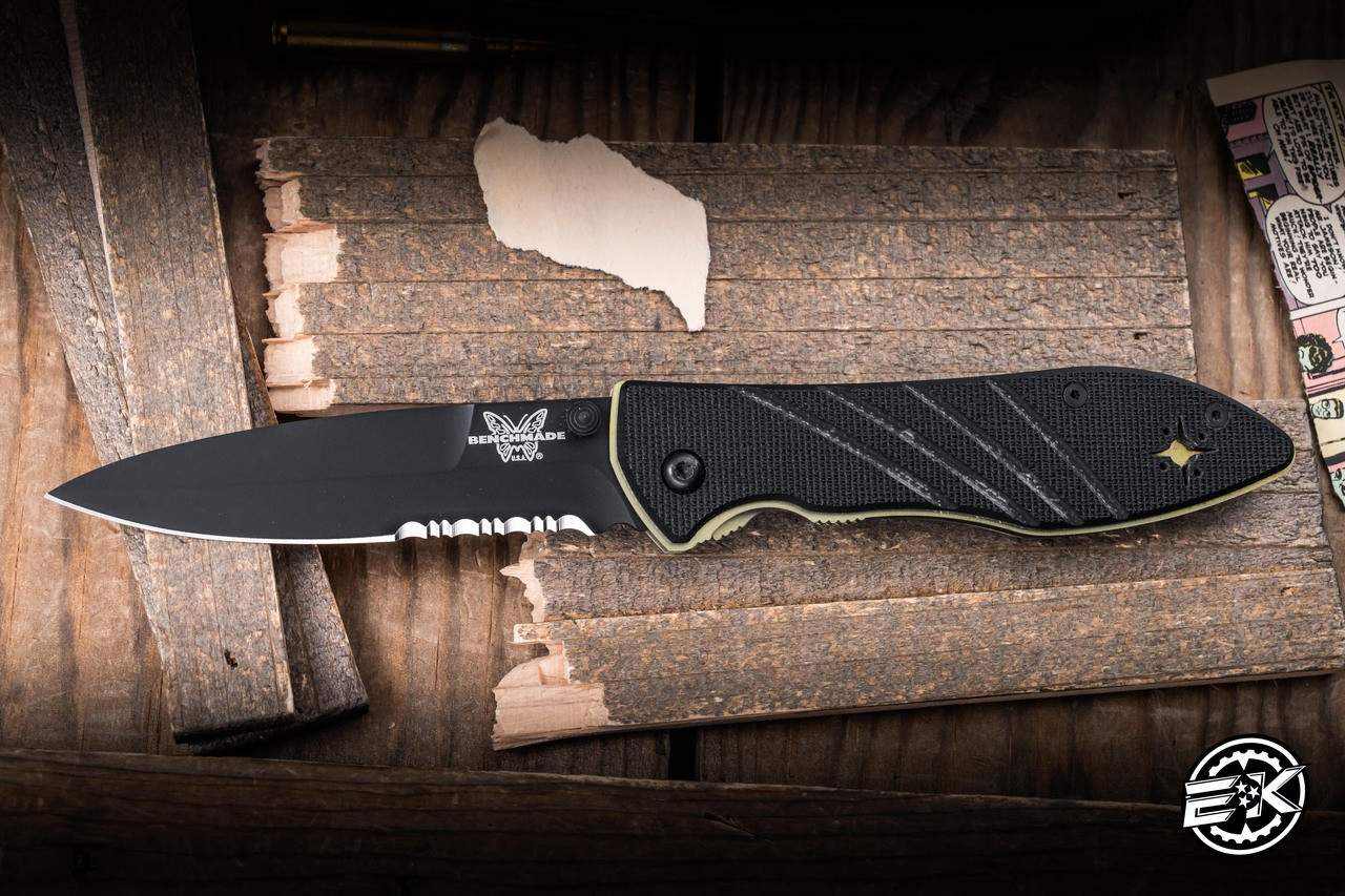 Preowned-First Production Benchmade Darkstar G10 3.75