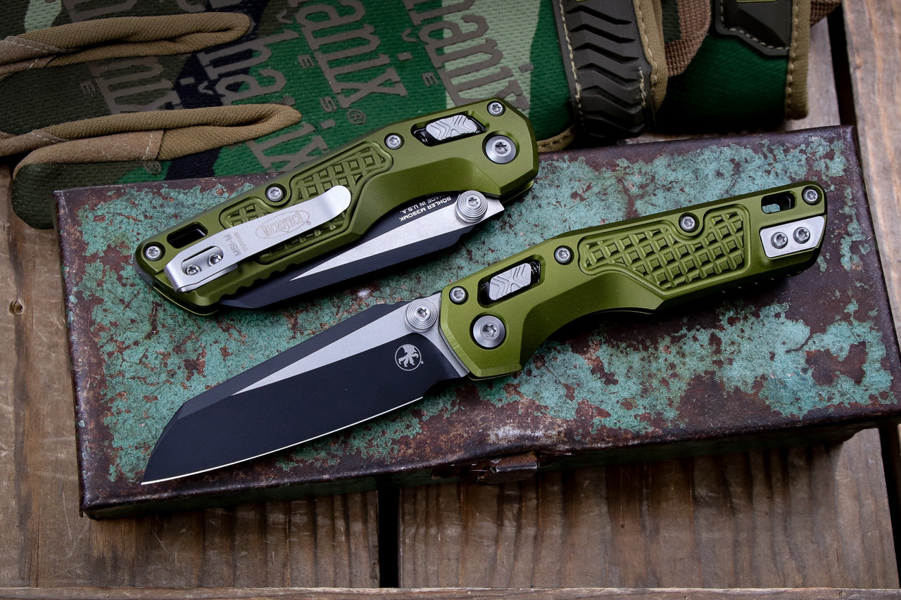 Microtech MSI Mini OD Green Frag Aluminum 3.25