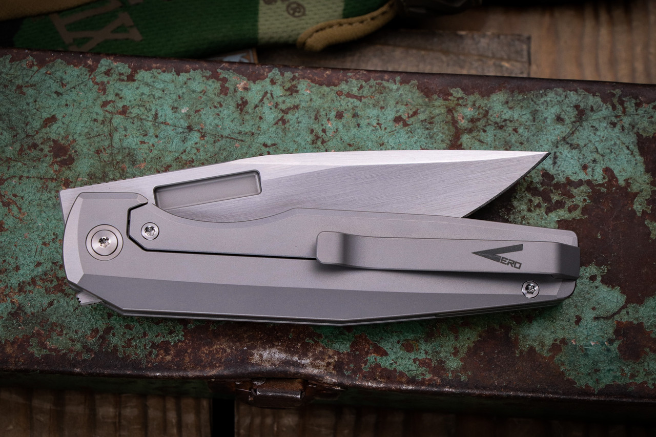 Vero Engineering Lux 2 Folding Knife Titanium 3.78