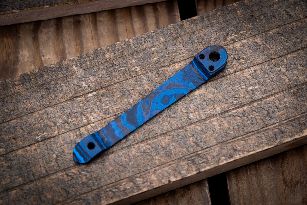 RGT - Chris Reeve Knives Matte Timascus Pocket Clip 2977