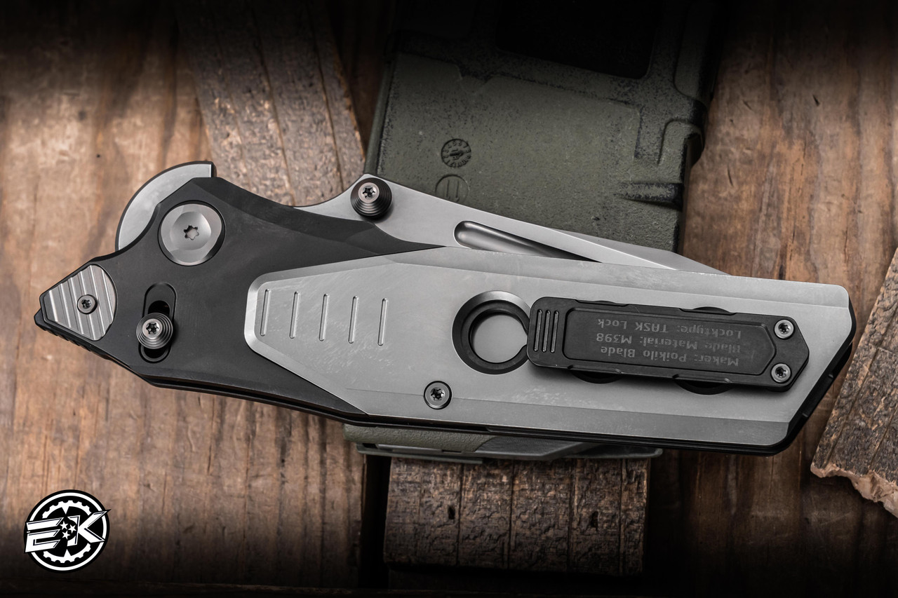 Ykuma Poikilo Blade Cyberkuza S1 Folding Knife Titanium 4.1