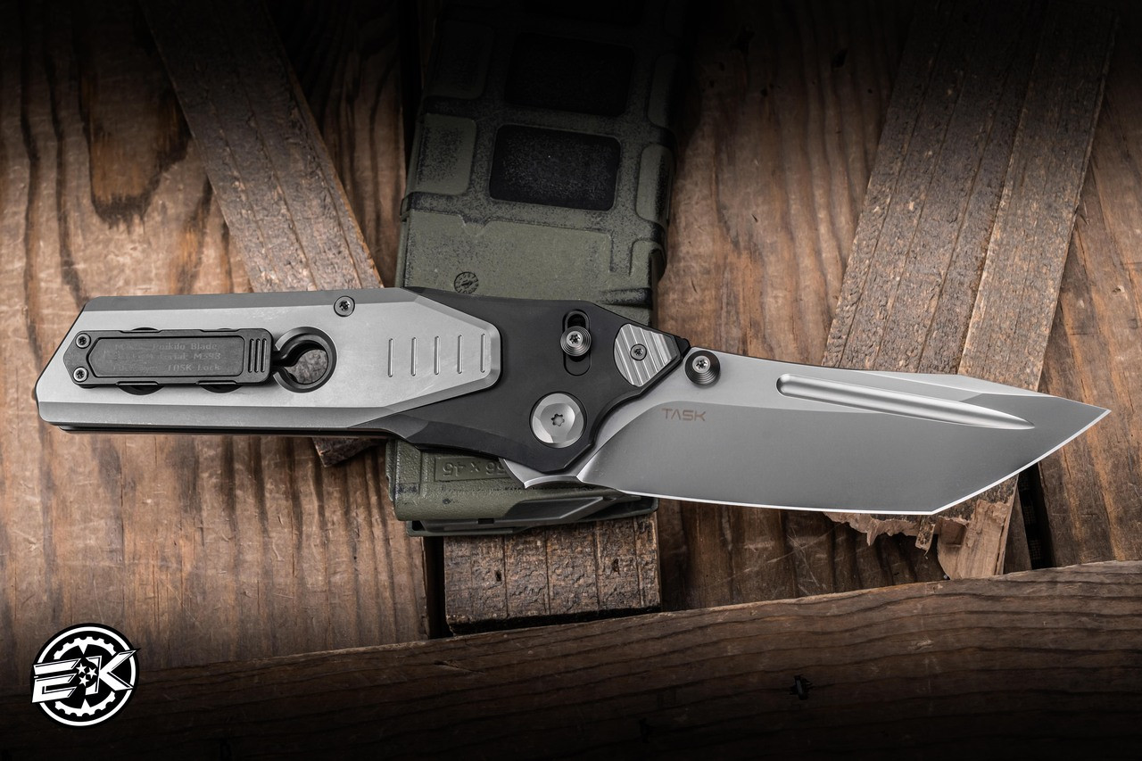 Poikilo Blade Cyberkuza S1 Folding Knife Titanium 4.1