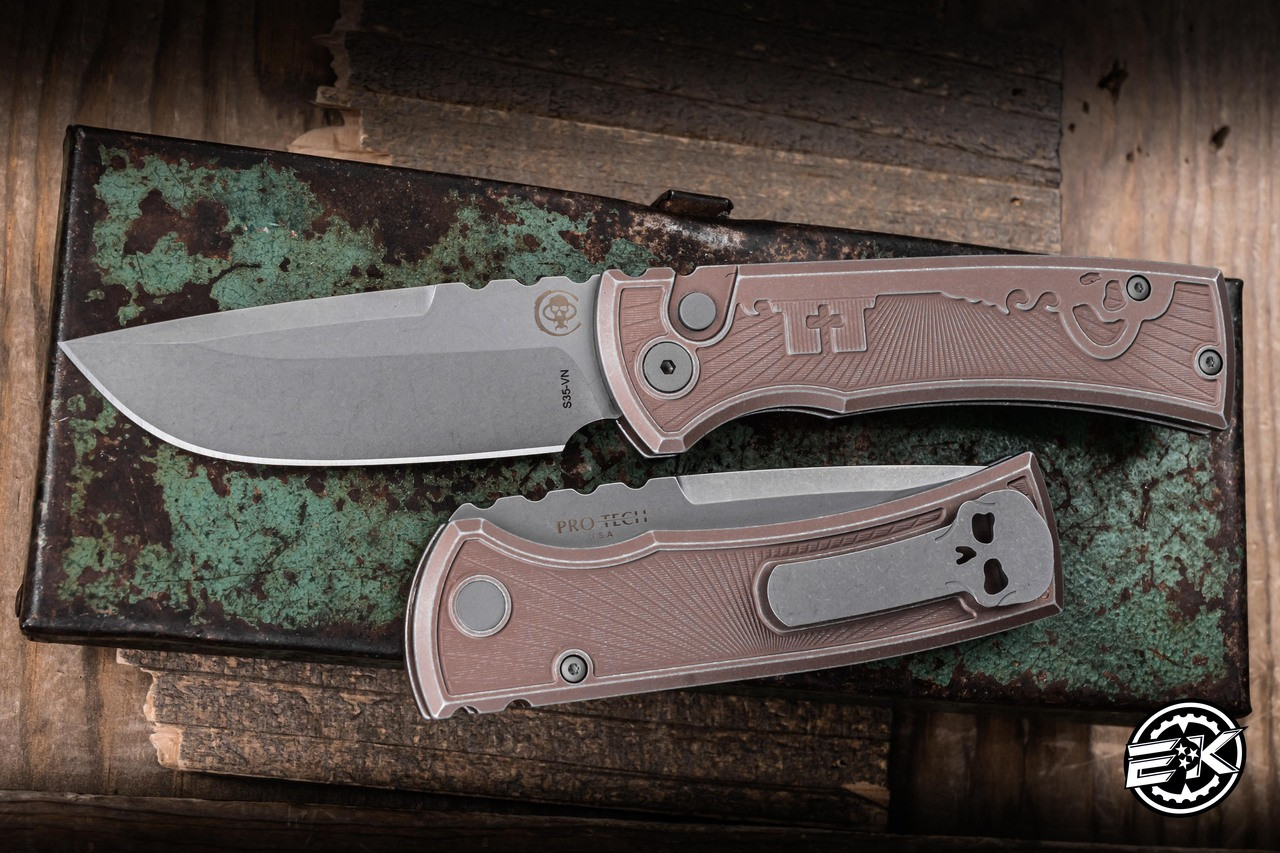 Chaves Knives/ProTech 229 Redencion Automatic Knife Battle Key FDE