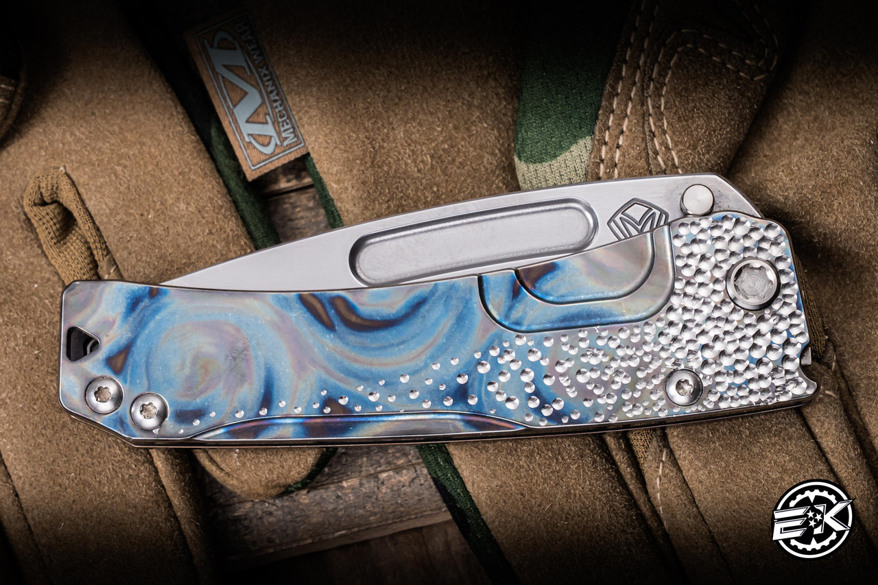 Preowned-Medford Slim Midi Titanium Flamed Dimpled 3.25
