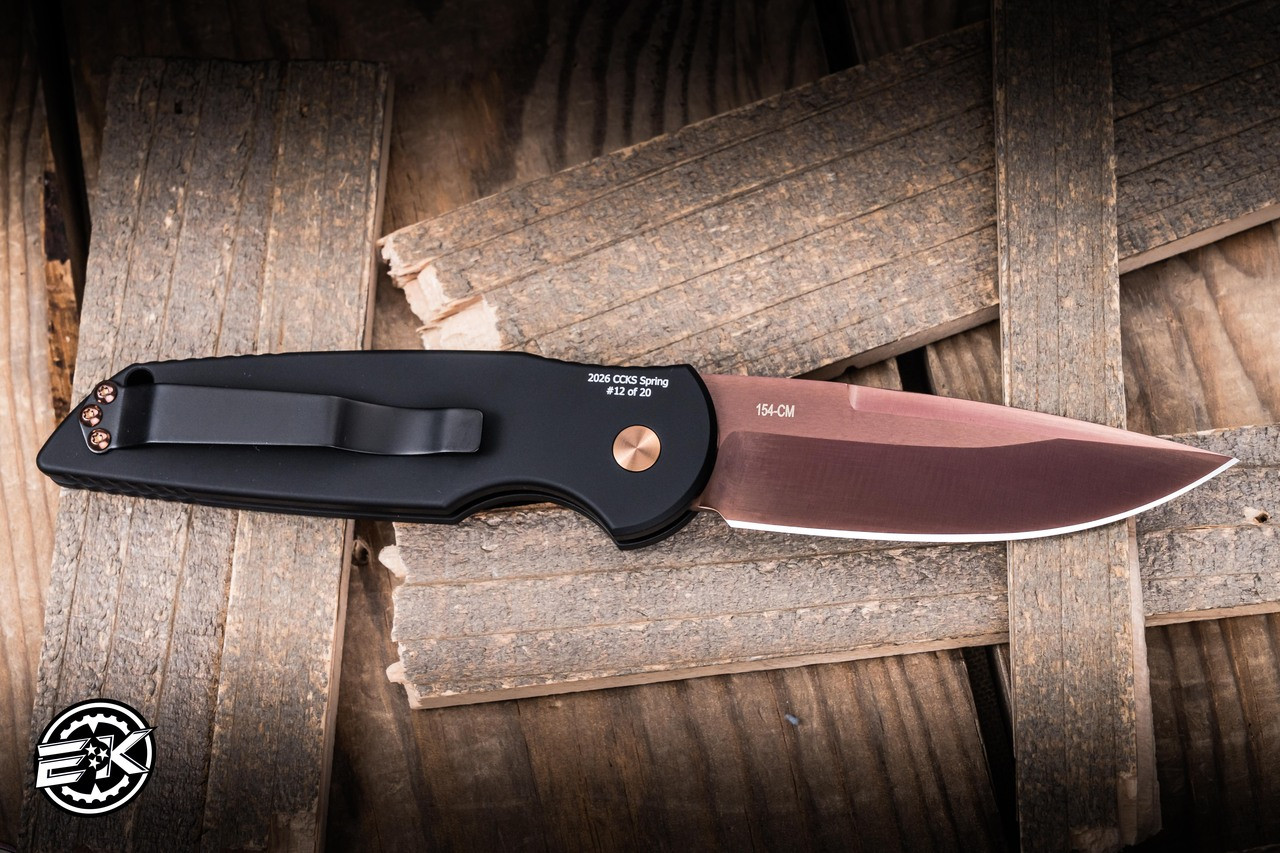 ProTech TR-3 Tactical Response Automatic Folder Knife Black