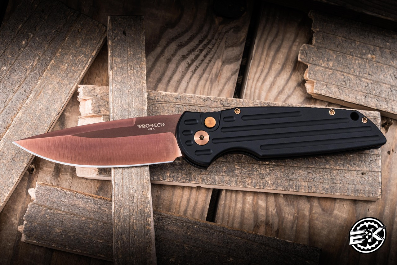 ProTech TR-3 Tactical Response Automatic Folder Knife Black