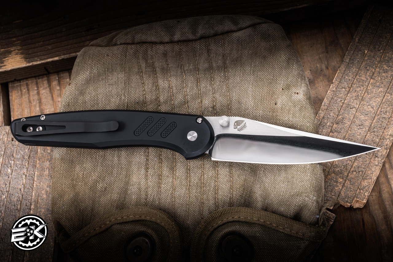 ProTech x Peace Neighbor Custom Avalon Folding Knife Knurled Black