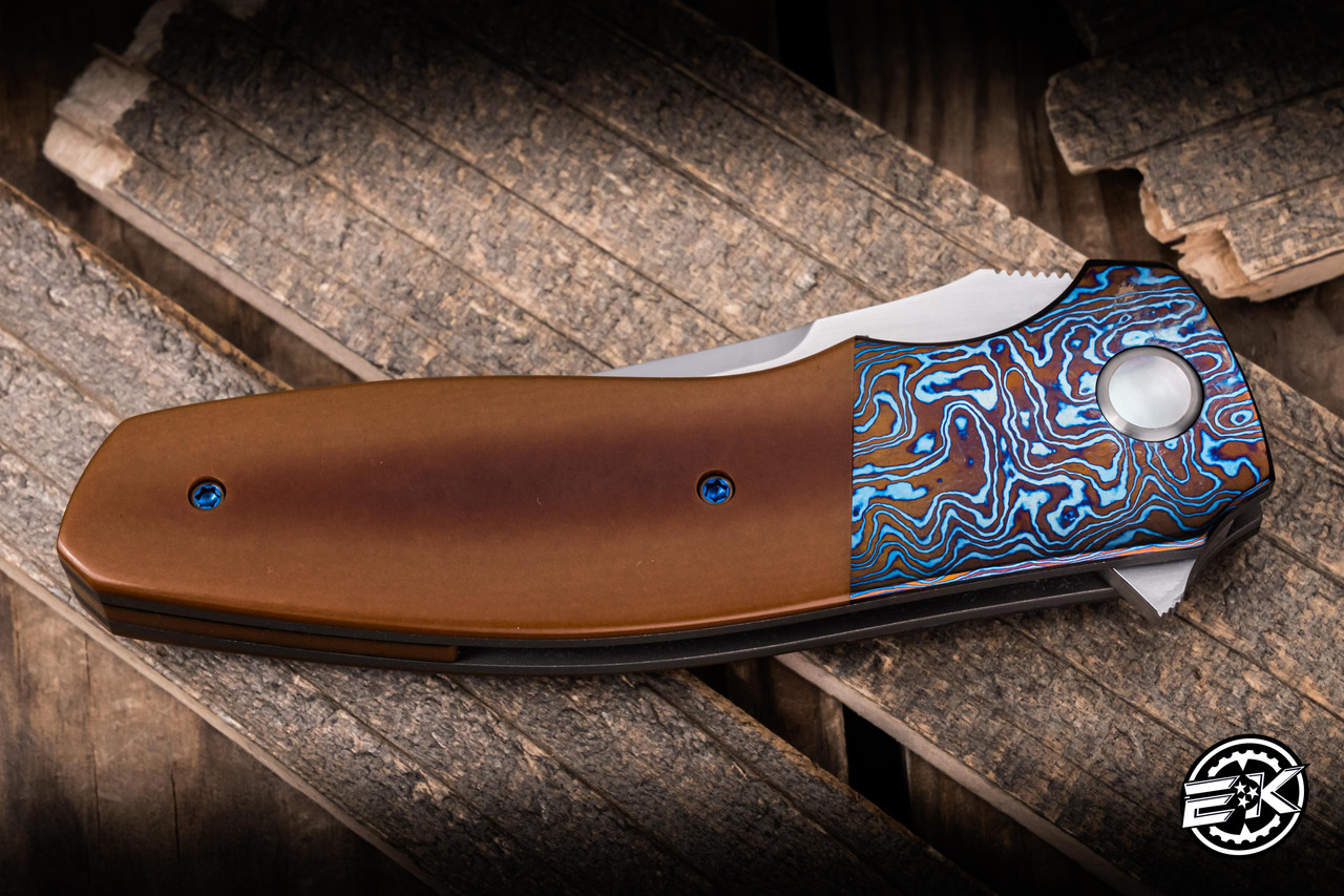 Kirby Lambert Korudo Vintage Butterscotch Micarta Zirc 3