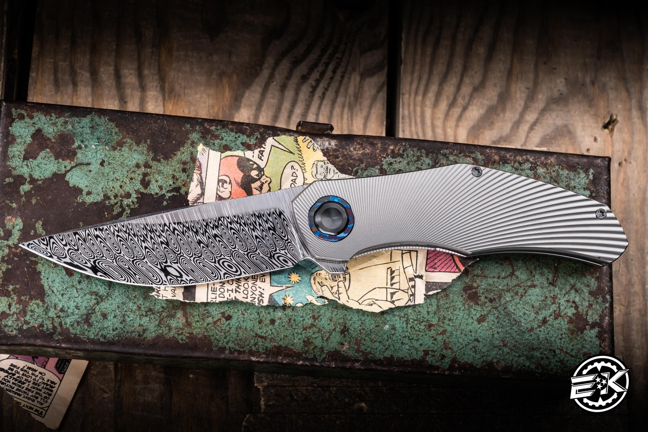 Holt Bladeworks Custom Renegade Flipper Knife Bent Starburst