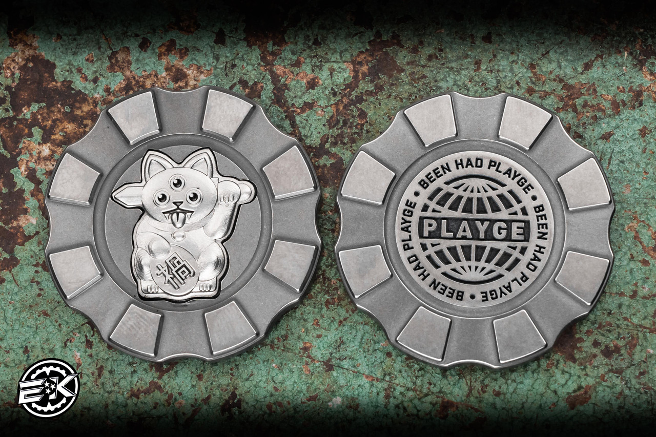 Hitex x Playge The Misfortune Cat Titanium Chip, COTMC