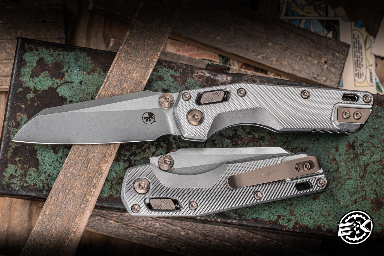 Microtech Marfione Select MSI Mini Ram-Lok Fluted Titanium w