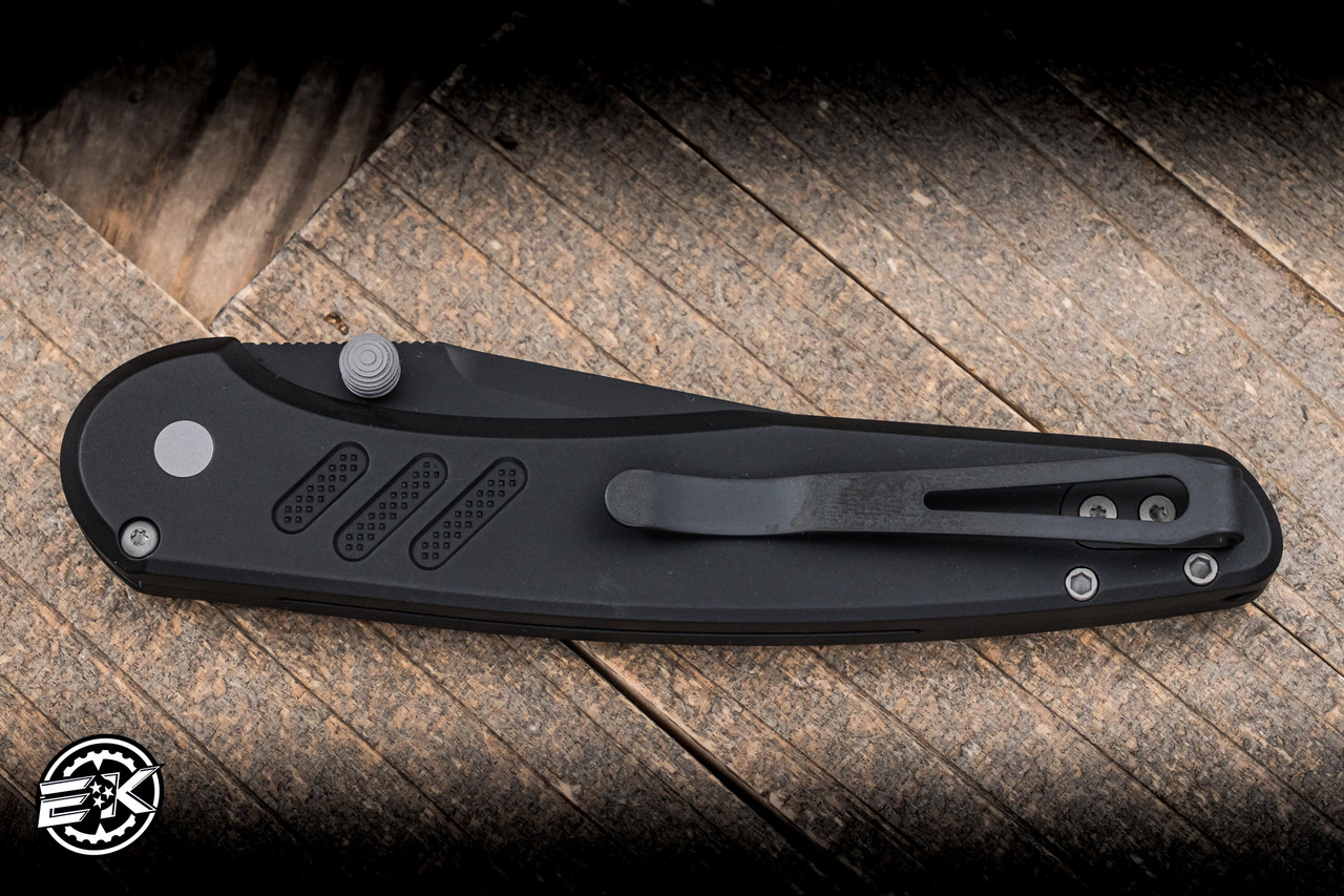 Protech x Peace Neighbor Avalon Knurled Black Aluminum 4.25