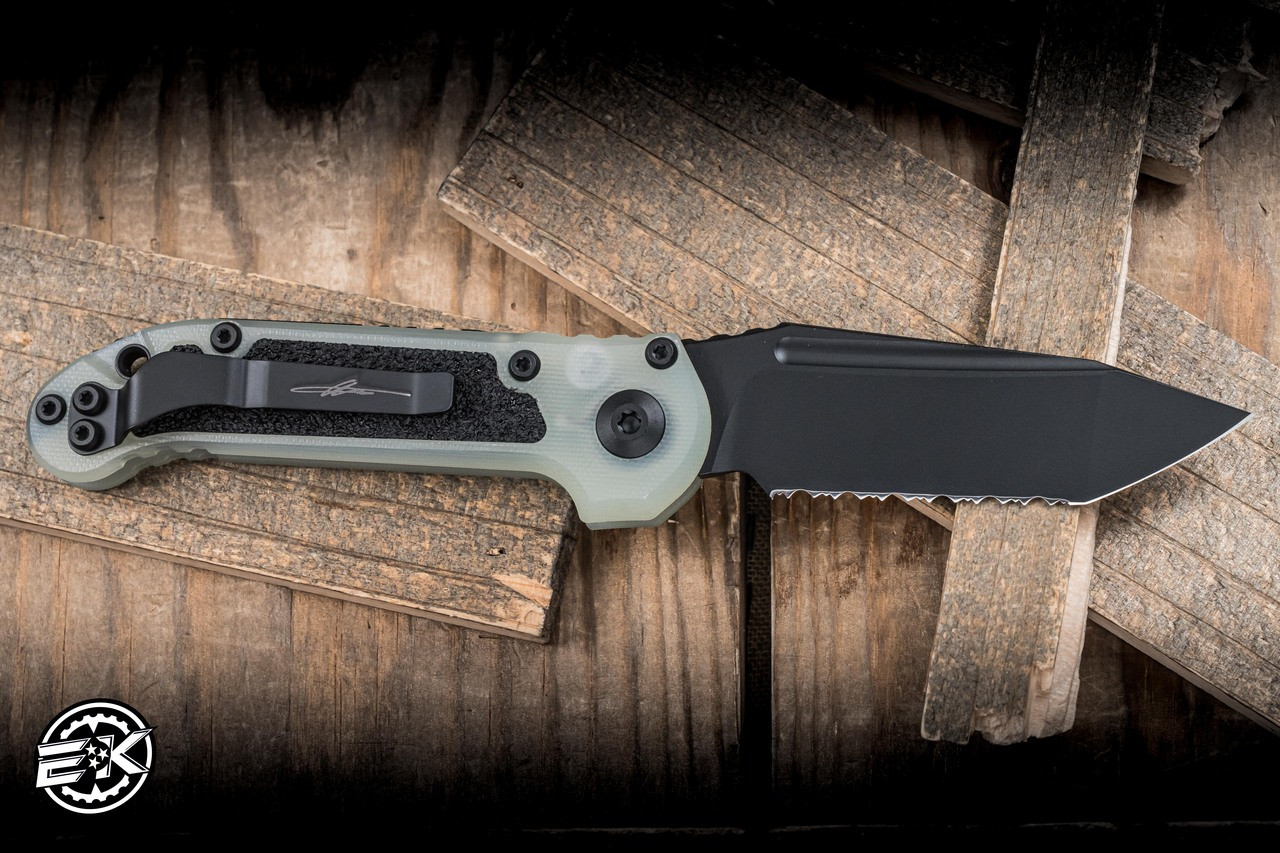 Microtech LUDT Gen III Auto Jade G10 3.4
