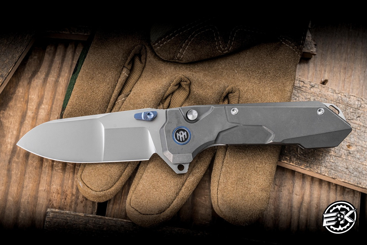 Remette RT Cosmic Button Lock Knife Titanium 2.76