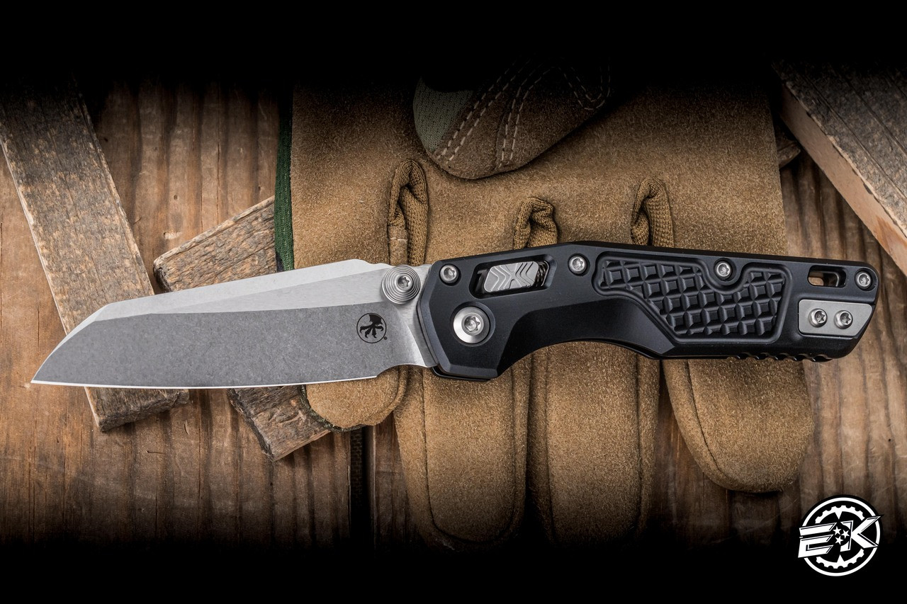 Microtech MSI Mini Ram-Lok Knife Black Frag Aluminum 3.25