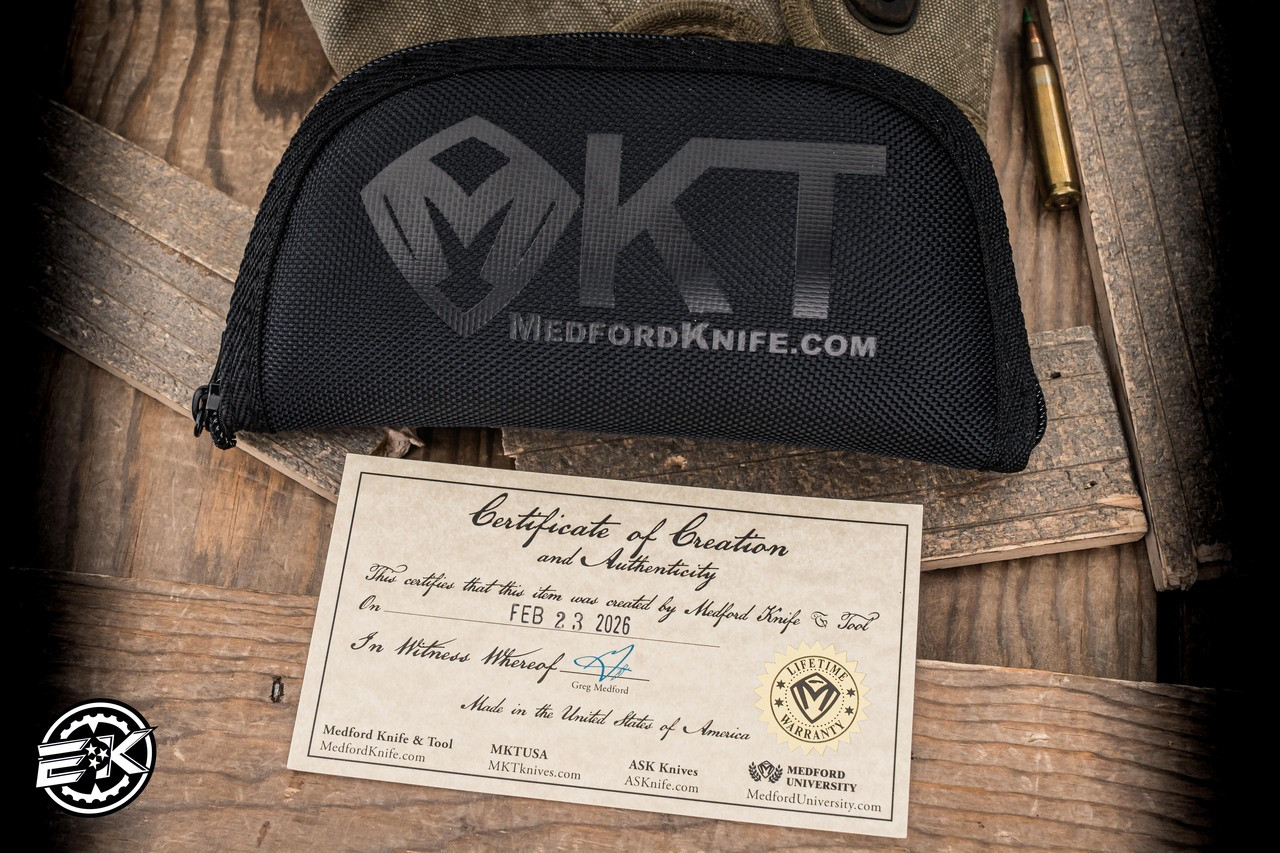 Medford Marauder-H Folding Knife Black with Bronze 