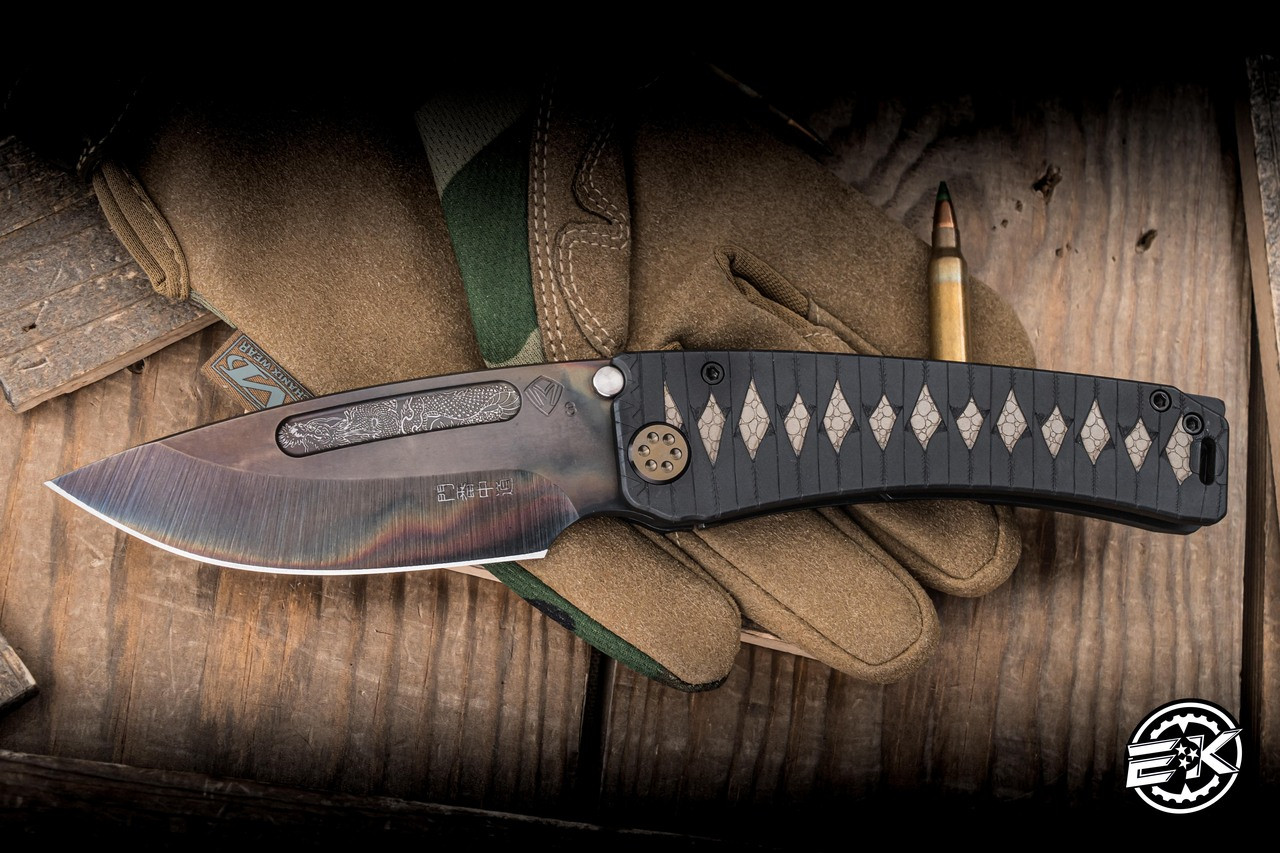 Medford Marauder-H Folding Knife Black with Bronze 