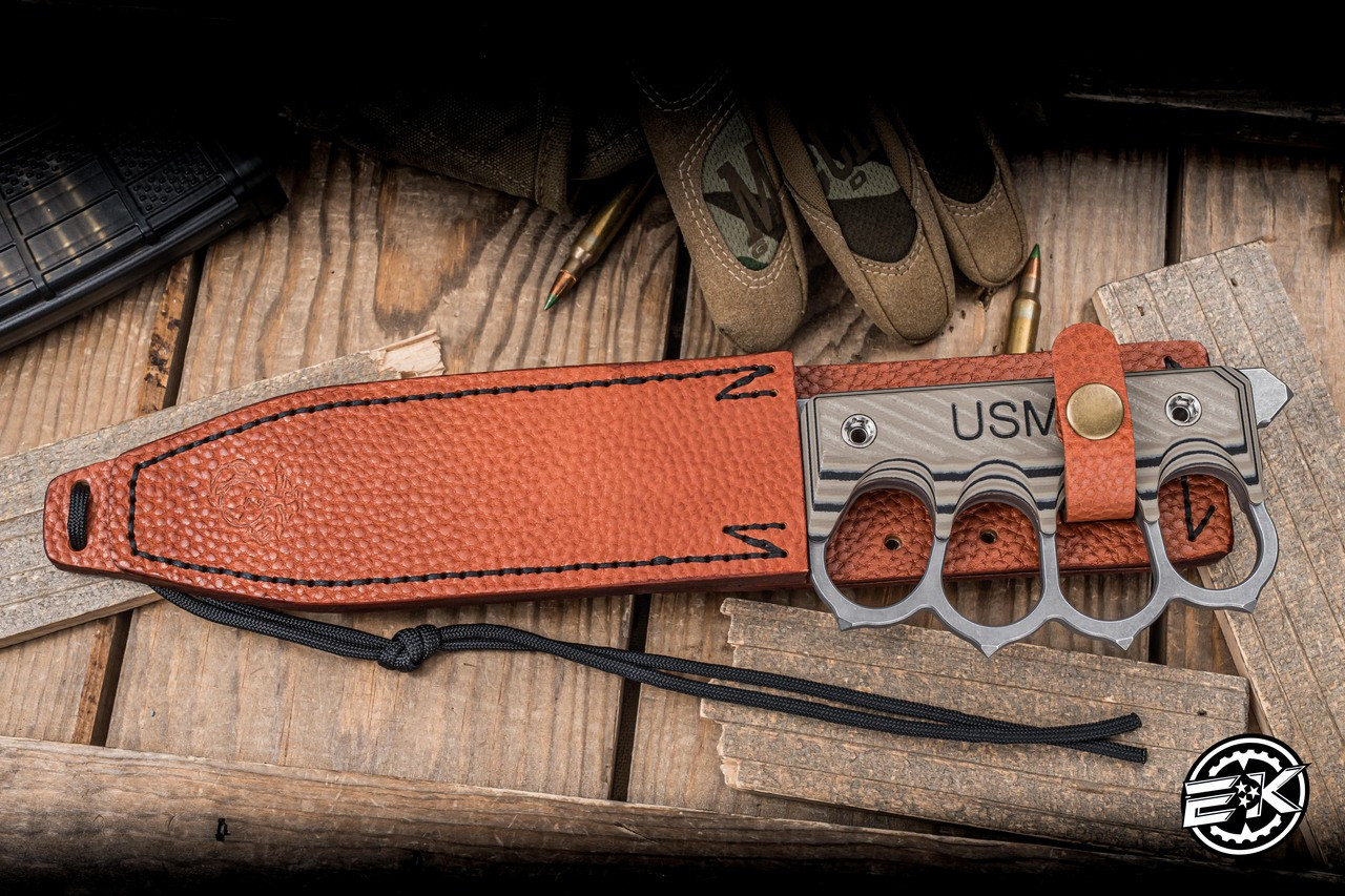 Medford USMC 2025 Trench Fixed Blade Knife Multi Layered G10 6.5