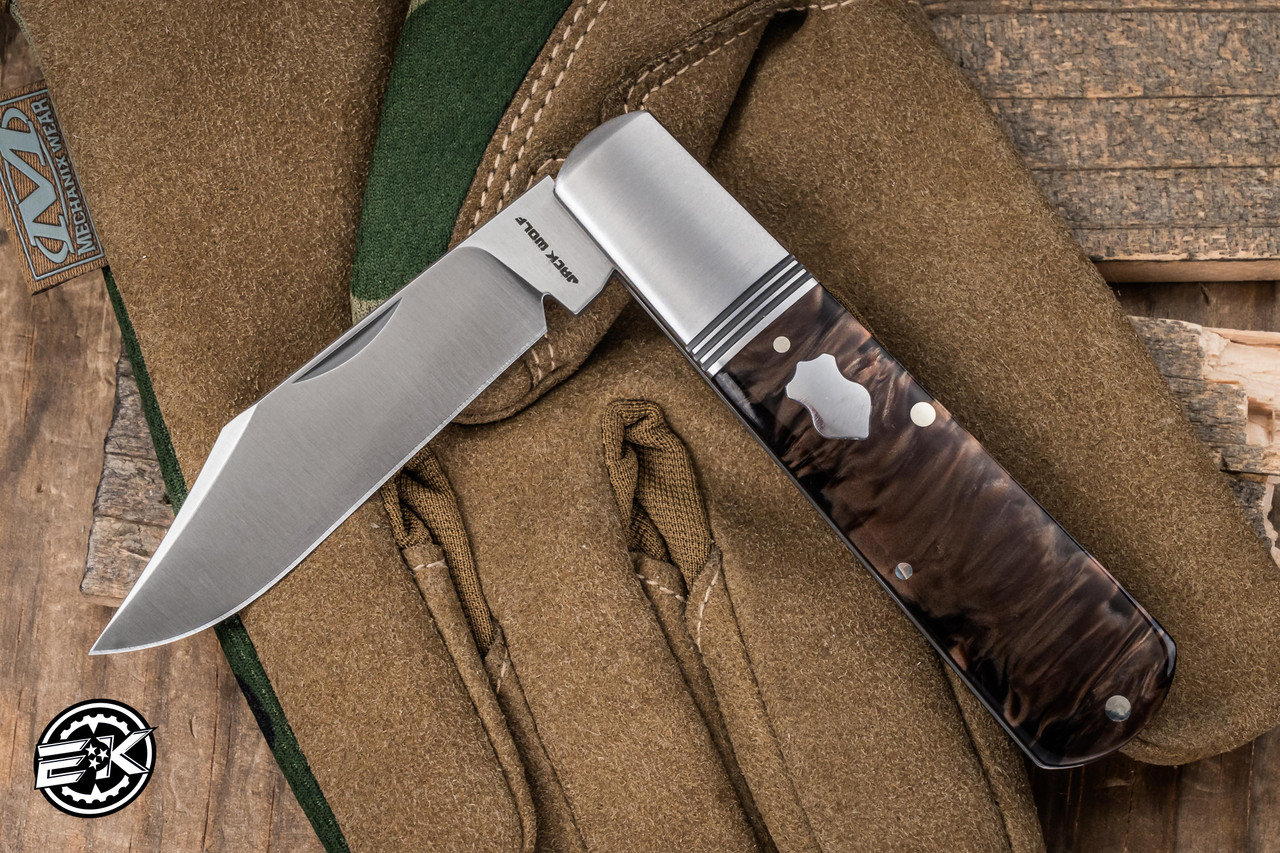 Jack Wolf Knives Gateway Barlow Folding Knife Kirinite Goddess