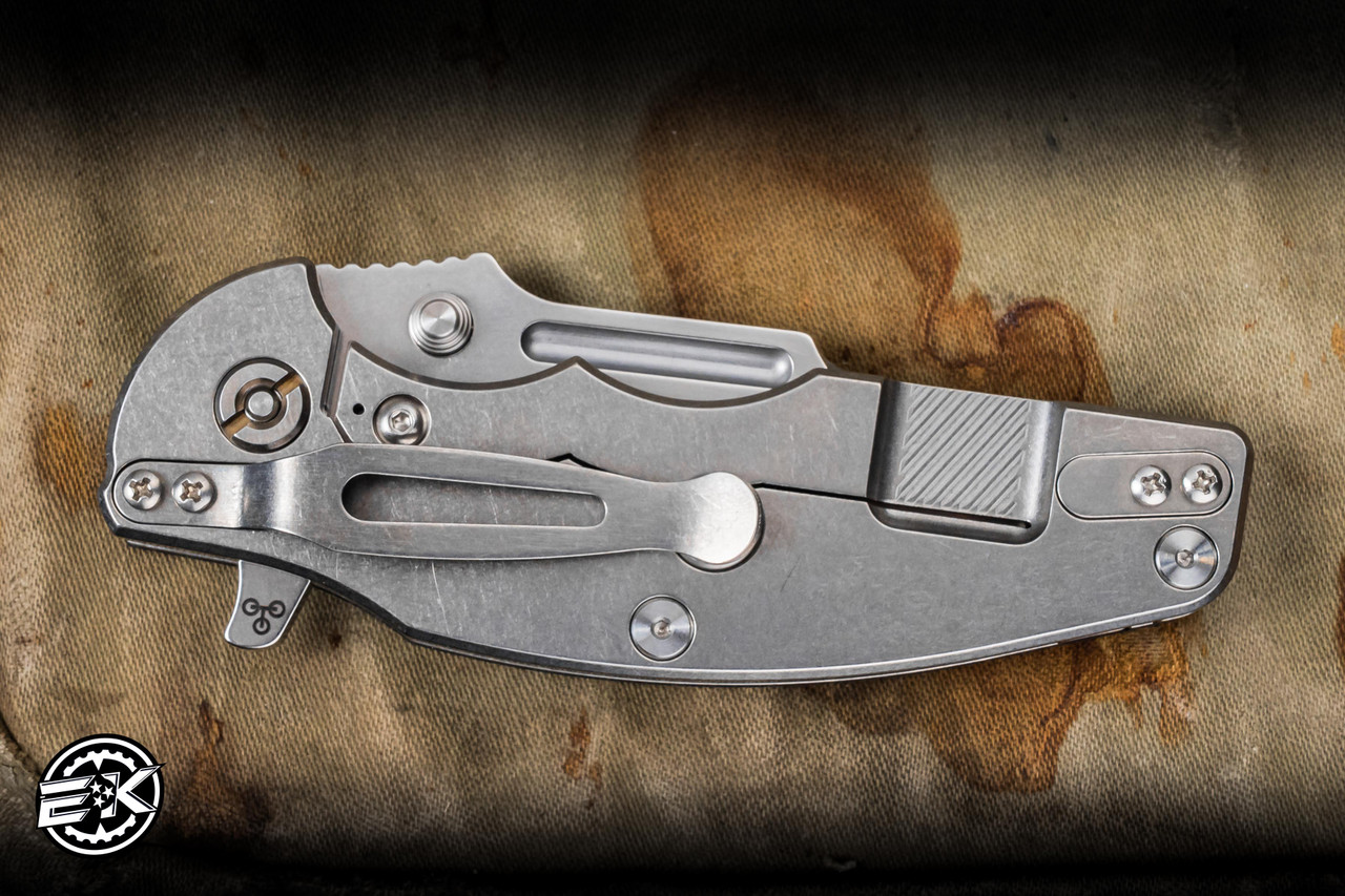 Rick Hinderer Knives Jurassic Black G10 3.38″ MagnaCut Clip Point