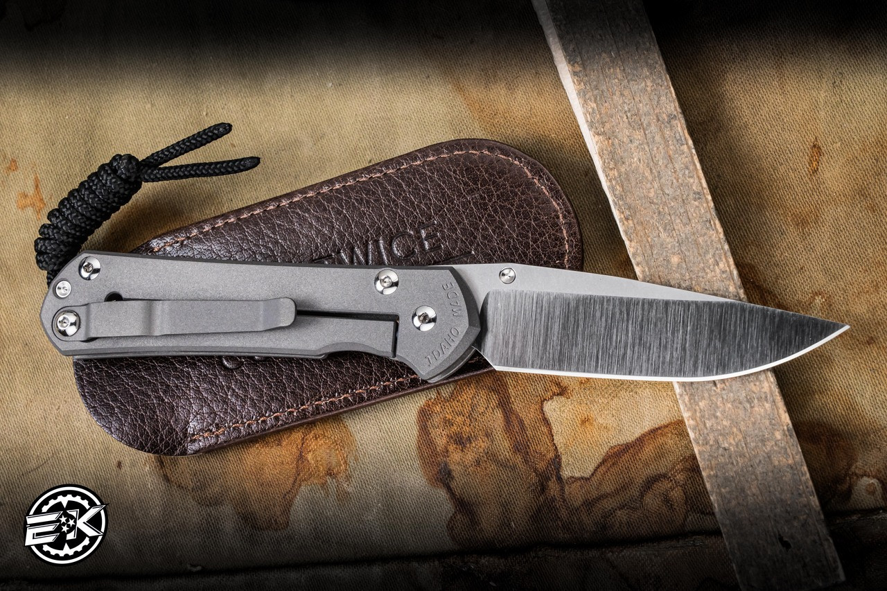 Chris Reeve Knives Small Sebenza 31 Titanium Unique Graphic Mosaic