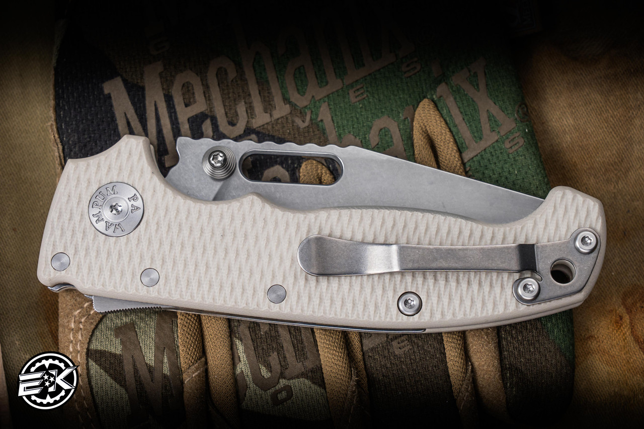 deleMO デリーモ Demko Knives AD20I Slim Shark Lock Tan G10 3.6