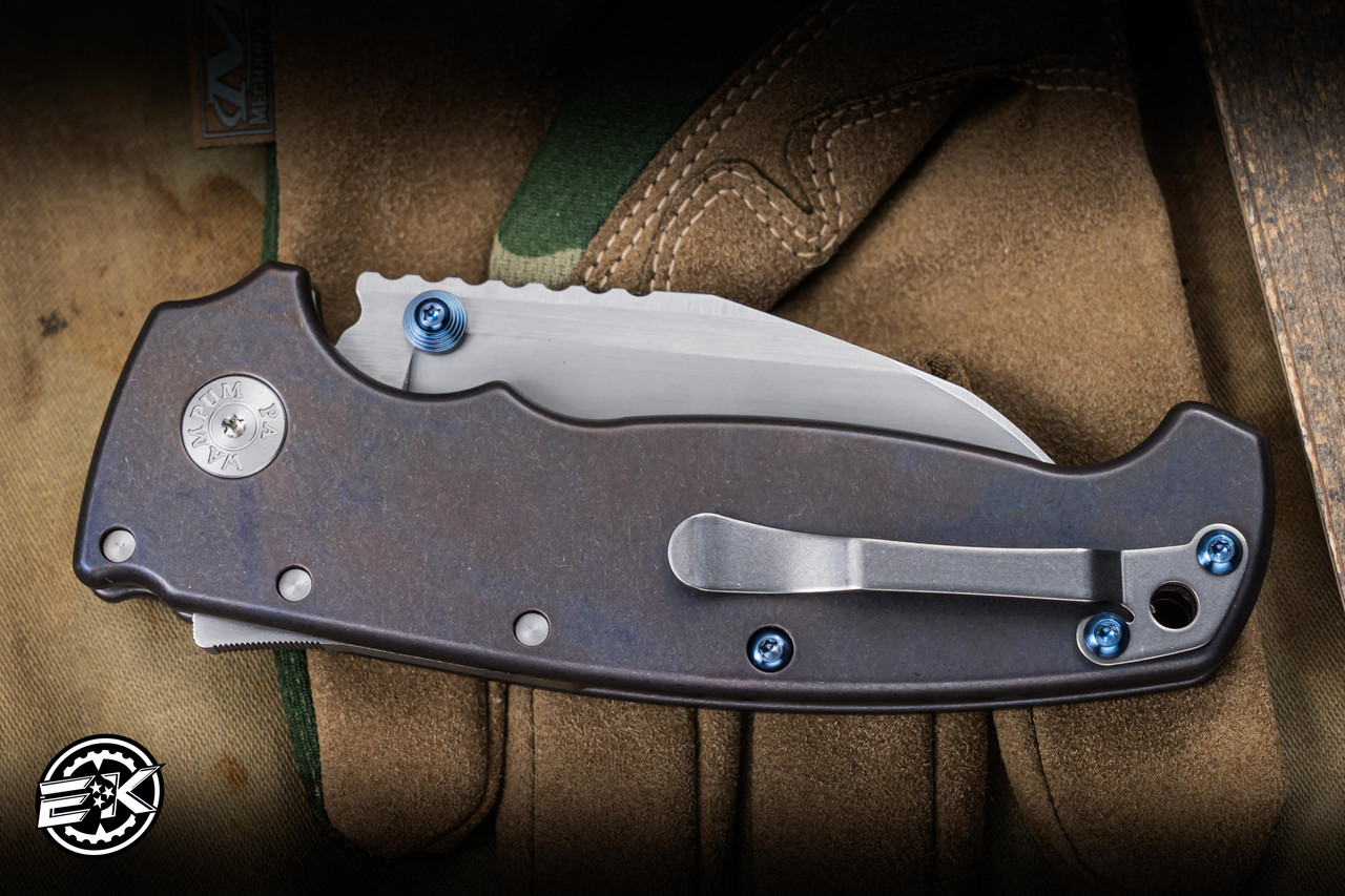 Demko Knives AD20 XL Custom Titanium 4