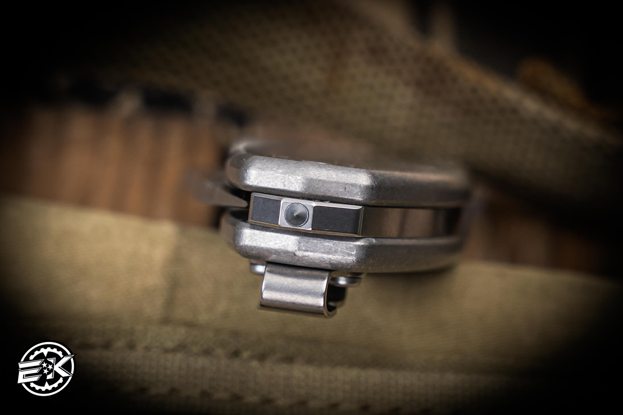 Demko Knives Shark-A-Tac Folding Knife Titanium 3.5