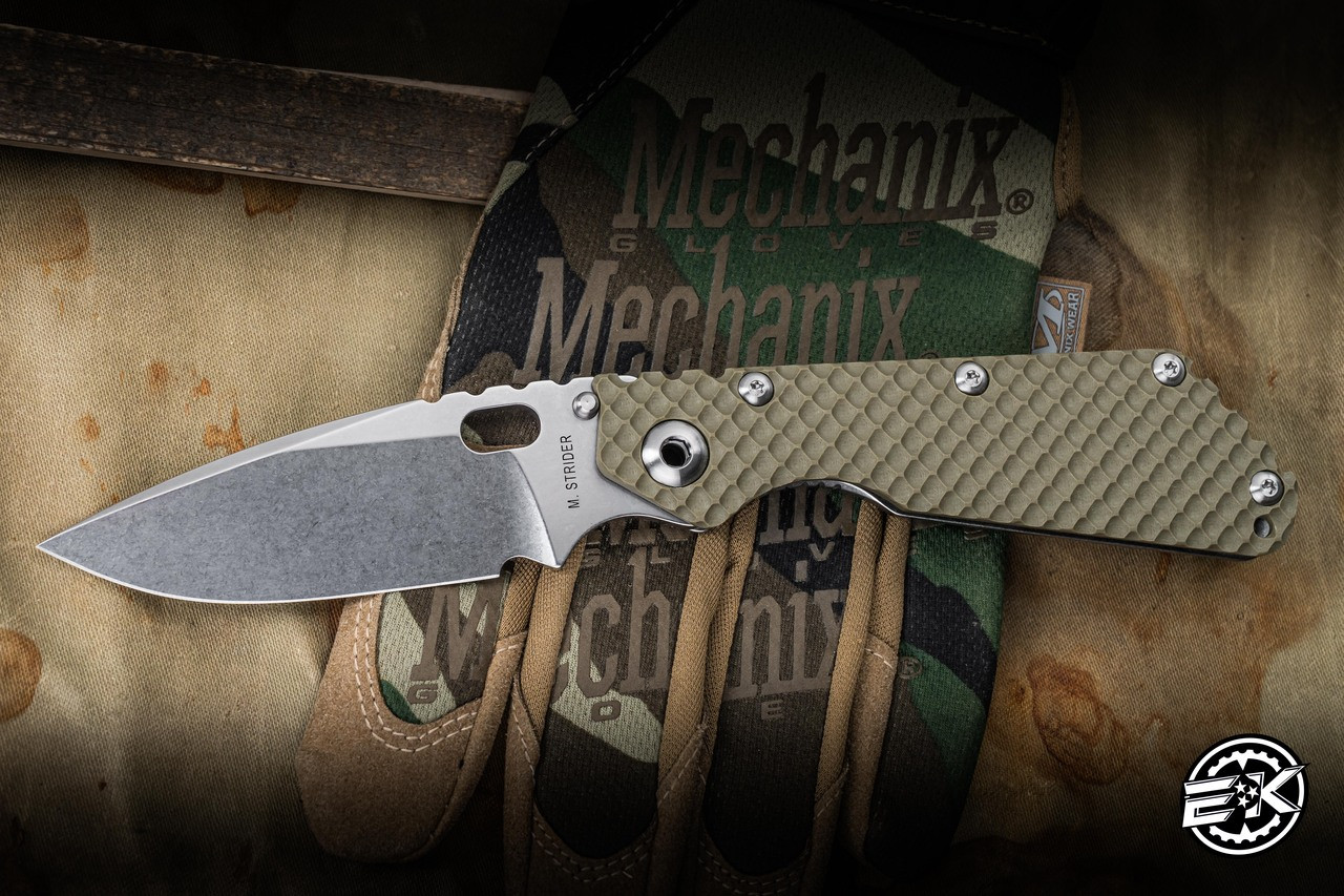 Mick Strider Knives SMF OD Green G10 DGG 3.5