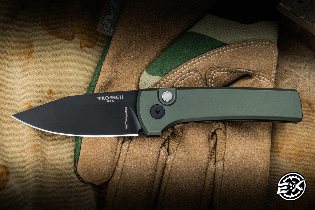 りんたろ。セット XP!A 元 scapegoat Pro-Tech Chaves Scapegoat - Green Handle - Mirror Polished