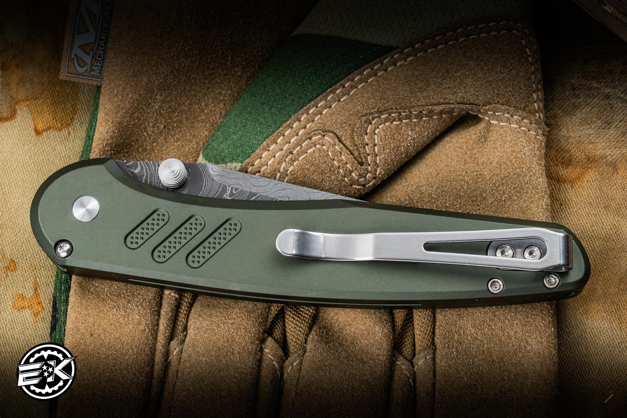 ProTech x Peace Neighbor Custom Avalon Manual Knurled Green