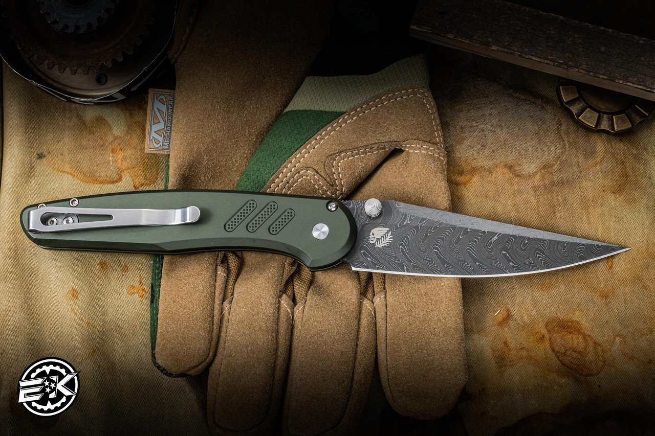 ProTech x Peace Neighbor Custom Avalon Manual Knurled Green