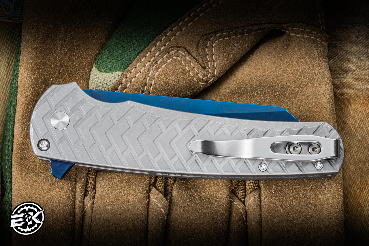 PR⭐︎SDVTP-002 Protech Malibu Manual Flipper Textured Stainless 3