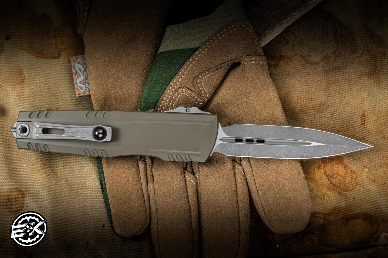 Microtech Luminary ZBP OTF Moss Green Aluminum 3.6