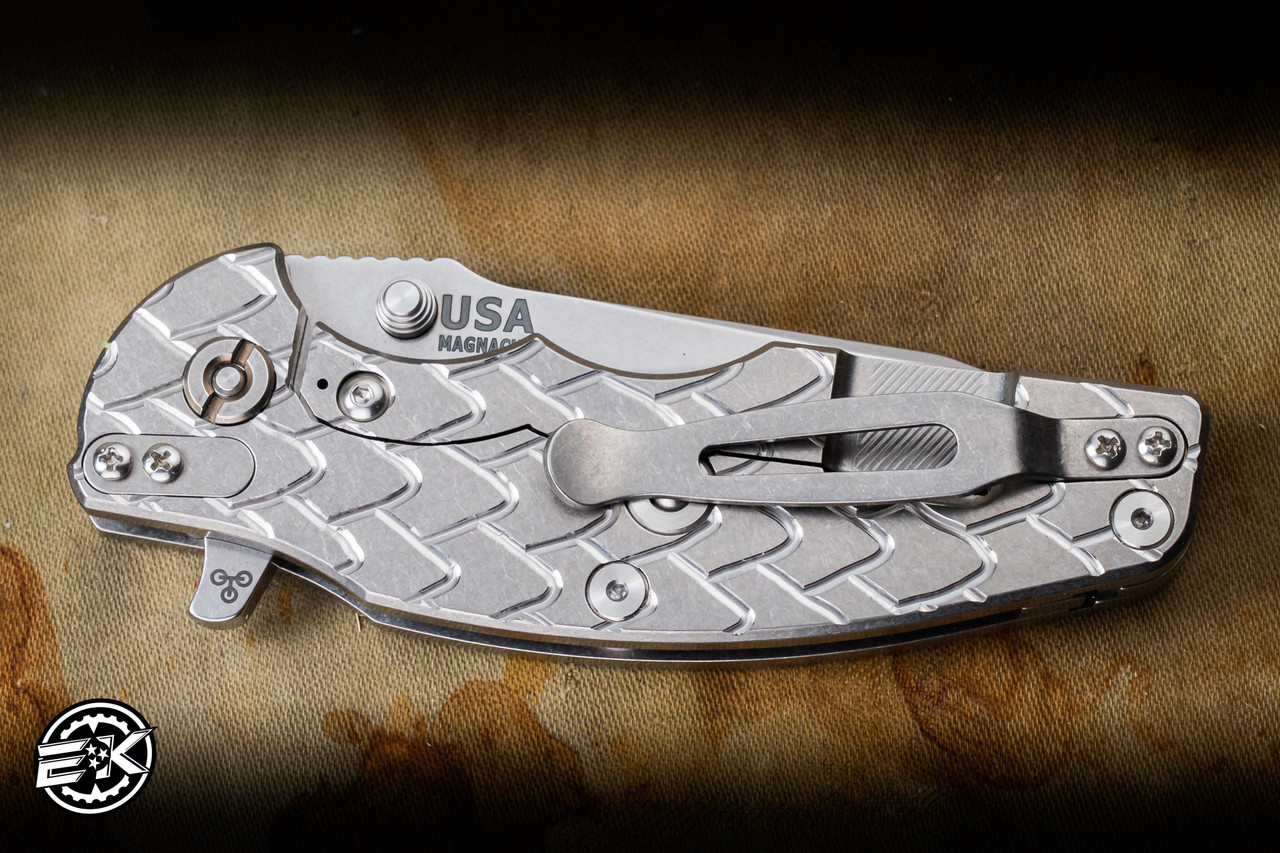 Preowned - Rick Hinderer Knives Jurassic Slicer Full Titanium