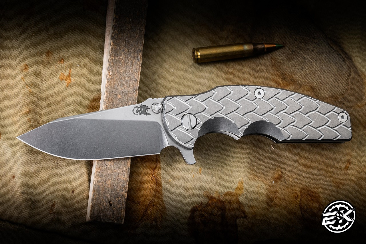 Preowned - Rick Hinderer Knives Jurassic Slicer Full Titanium