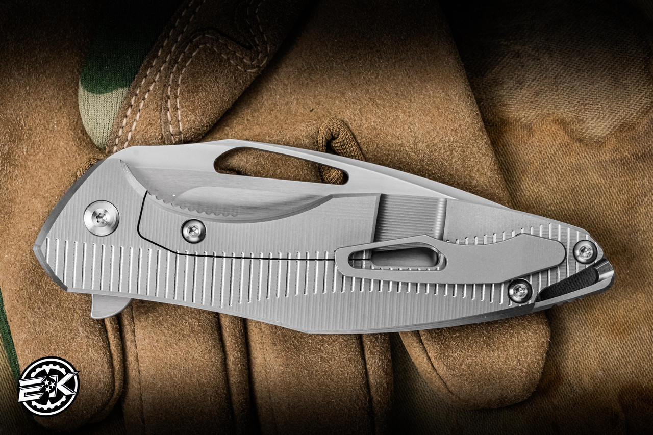 Preowned-Koenig Knives Arius Style 57 Titanium 3.5